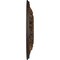 Ekena Millwork Valletta Ceiling Medallion (Fits Canopies up to 3 1/2"), Hand-Painted Rust, 18"OD x 3 1/2"ID x 1"P CM18VLRUS - alternate 3